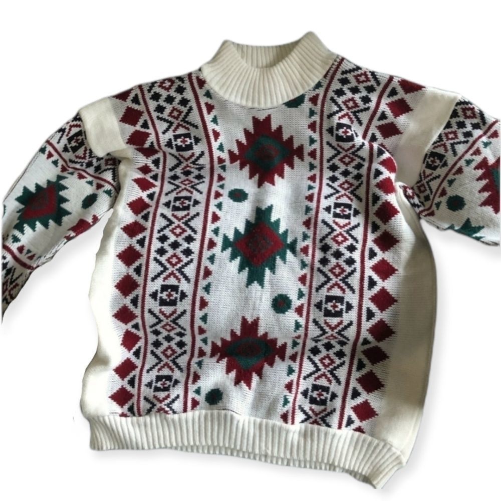 CLIFTON PLACE KNITS Vintage Ugly Christmas Sweater L/XL